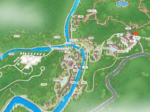 东西湖结合景区手绘地图智慧导览和720全景技术，可以让景区更加“动”起来，为游客提供更加身临其境的导览体验。